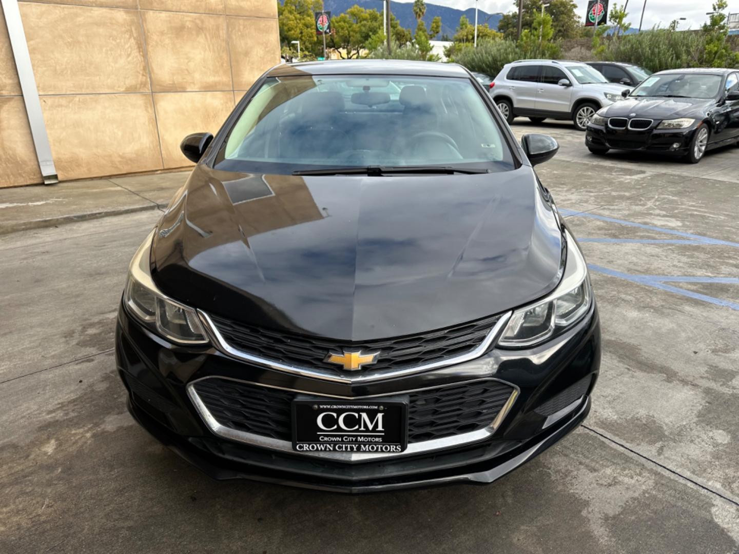 2017 Black /BLACK Chevrolet Cruze LS Auto (1G1BC5SM6H7) with an 1.4L L4 DOHC 16V TURBO engine, 6A transmission, located at 30 S. Berkeley Avenue, Pasadena, CA, 91107, (626) 248-7567, 34.145447, -118.109398 - Crown City Motors is a used “Buy Here Pay Here” car dealer in Pasadena CA. “Buy Here Pay Here” financing, means that when you purchase your vehicle from our dealership, that you make the payments to the dealership as well. We do not need the banks approval to get you approved for a used auto - Photo#7